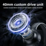 ONIKUMA X36 Abyss Lamp Effect 40mm Custom Drive Unit Game Headphones - Image 4