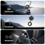 JOYROOM JR-ZS501 Mechanical Suction Cup MagSafe Magnetic Car Phone Holder - Image 6
