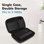 Mobile Hard Drive Data Cable Storage Bag Portable EVA Storage Box - Image 4