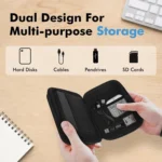 Mobile Hard Drive Data Cable Storage Bag Portable EVA Storage Box - Image 5