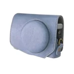 Retro Litchi Texture Leather Full Body Camera Case Bag with Strap - Image 2