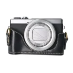 Retro Pull Up Leather Full Body Camera Case Bag with Strap - Image 4
