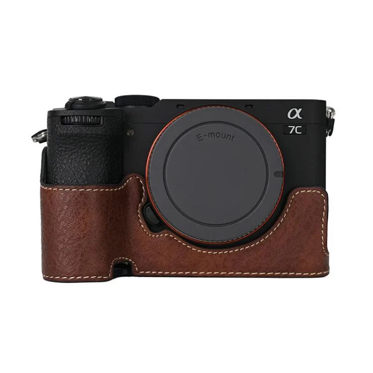 Litchi Texture PU Leather Camera Half Case Base