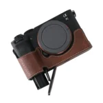 Litchi Texture PU Leather Camera Half Case Base - Image 6