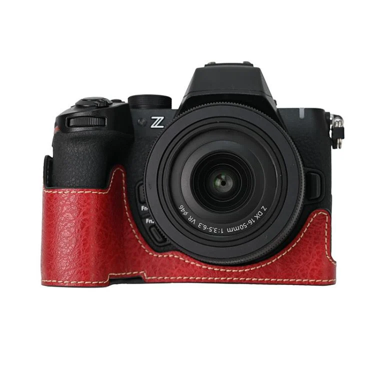 Litchi Texture PU Leather Camera Half Case Base