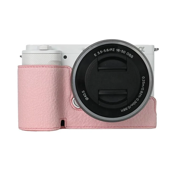 Litchi Texture PU Leather Camera Half Case Base