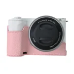 Litchi Texture PU Leather Camera Half Case Base