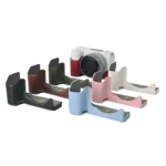 Litchi Texture PU Leather Camera Half Case Base - Image 2