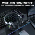 ONIKUMA B15 Tri-mode Bluetooth, 2.4G, Wired E-sports Game Headset - Image 4