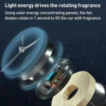 Car Solar Rotating Aromatherapy Base - Image 3