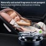 Car Solar Rotating Aromatherapy Base - Image 5