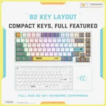 ONIKUMA G58 82-Keys Hot-Swappable Mechanical Gaming Keyboard - Image 4