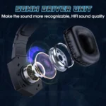 ONIKUMA GT806 Tri-mode Bluetooth 2.4G Wired E-sports Game Headset - Image 3