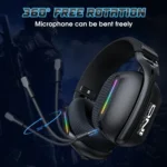 ONIKUMA GT808 Tri-mode Bluetooth 2.4G Wired E-sports Game Headset - Image 6