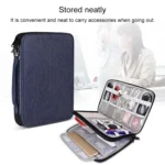 SM01 Multi-function Waterproof Double Layer Data Cable Earphone U Disk Digital Accessories Storage Bag, Size: L - Image 9