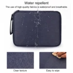 SM01 Multi-function Waterproof Double Layer Data Cable Earphone U Disk Digital Accessories Storage Bag, Size: S - Image 6
