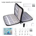 SM01 Multi-function Waterproof Double Layer Data Cable Earphone U Disk Digital Accessories Storage Bag, Size: S - Image 8