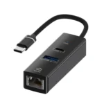 Type-C to Type-C RJ45 USB-A HUB Expand Converter