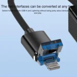 Type-C to Type-C RJ45 USB-A HUB Expand Converter - Image 3