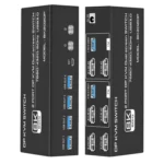 FJGEAR FJ-8K202DP 8K 60Hz DP USB3.0 Monitor KVM Switch - Image 2