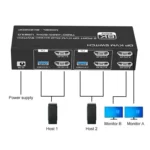 FJGEAR FJ-8K202DP 8K 60Hz DP USB3.0 Monitor KVM Switch - Image 4