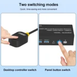FJGEAR FJ-8K202DP 8K 60Hz DP USB3.0 Monitor KVM Switch - Image 7