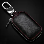 Litchi Grain PU Leather Universal Car Key Case