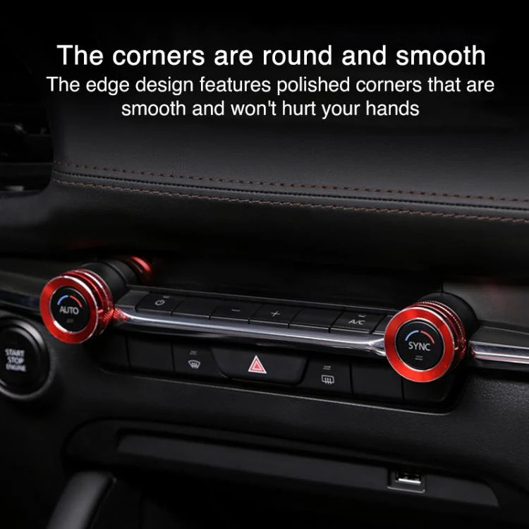 EDA0080286_B2.webp 2pcs Multimedia / Central Control Knob Metal Decorative Ring - Image 3