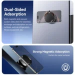 ROCK Q16 RPH1016 Car Electric Vacuum Suction Cup Magnetic Phone Holder - Image 12