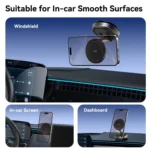 ROCK Q16 RPH1016 Car Electric Vacuum Suction Cup Magnetic Phone Holder - Image 14
