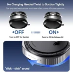 ROCK Q16 RPH1016 Car Electric Vacuum Suction Cup Magnetic Phone Holder - Image 8