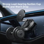 ROCK Q16 RPH1016 Car Electric Vacuum Suction Cup Magnetic Phone Holder - Image 9