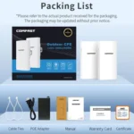 COMFAST CF-E112N V2 2.4GHz 300Mbps 9dBi Monitoring Bridge Set - Image 19