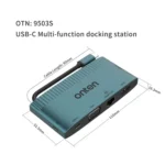 Onten 6 in 1 USB-C Multi-function Docking Station, HDTV+VGA+RJ45 Gigabit +USB-C Data +USB-C PD 3.0+USB 3.0 - Image 3