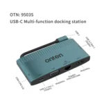 Onten 6 in 1 USB-C Multi-function Docking Station, HDTV+VGA+RJ45 Gigabit +USB-C Data +USB-C PD 3.0+USB 3.0 - Image 4
