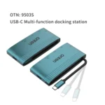 Onten 6 in 1 USB-C Multi-function Docking Station, HDTV+VGA+RJ45 Gigabit +USB-C Data +USB-C PD 3.0+USB 3.0 - Image 5
