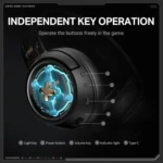 ONIKUMA GT802  Bluetooth 2.4G Wired E-sports Game Headset - Image 5