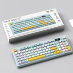 ONIKUMA G80 Bluetooth 2.4G Wired Silent Silver Membrane Keyboard - Image 8