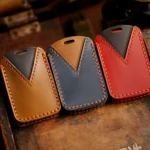 For Mazda Axela Hallmo B023 Crazy Horse Cowhide Car Key Protection Cover - Image 3