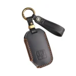For Kia Carnival Hallmo B087 Crazy Horse Cowhide Car Key Protection Cover