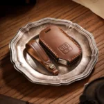 For Kia Carnival Hallmo B087 Crazy Horse Cowhide Car Key Protection Cover - Image 3