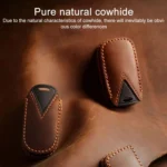 For Kia Carnival Hallmo B087 Crazy Horse Cowhide Car Key Protection Cover - Image 5