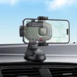 hoco H76 Crown Center Console One-button Car Phone Holder - Qty:  5 Units - Image 7