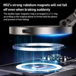 D1W 15W Rotatable Foldable Car Wireless Charging Magnetic Holder - Image 7