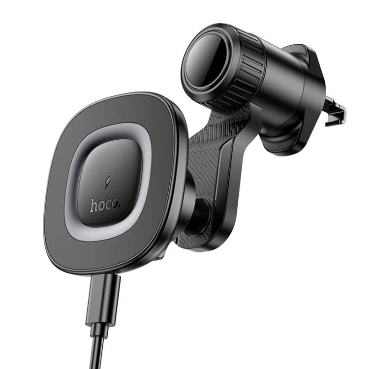 hoco HW30 Crown Car Air Outlet Magnetic Wireless Charging Phone Holder -Qty: 5 Units