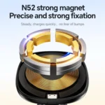 hoco HW31 Crown Car Center Console Magnetic Wireless Charging Phone Holder -Qty: 5 Units - Image 4