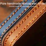For Hyundai Staria / Sonata 5-button B123 Crazy Horse Cowhide Car Key Protection Cover - Image 6