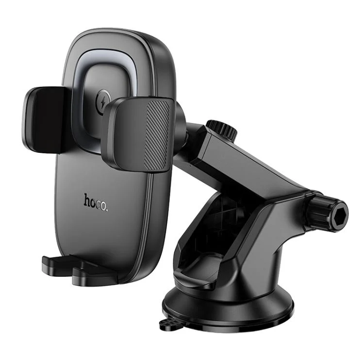 hoco HW32 Crown Car Center Console Push-type Wireless Charging Phone Holder -Qty: 5 Units