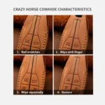 For Toyota North American 3+1-button C013 Crazy Horse Cowhide Car Key Protection Cover - Image 6