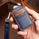 For Volvo XC60 / XC90 / S90 5-button C046 Crazy Horse Cowhide Car Key Protection Cover - Image 3